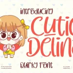 Cutie Delina Font - Fonte Grátis Cutie Delina Font