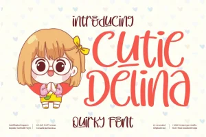 Cutie Delina Font