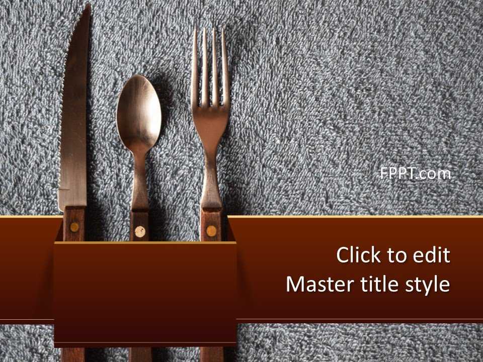 Cutlery PowerPoint Template