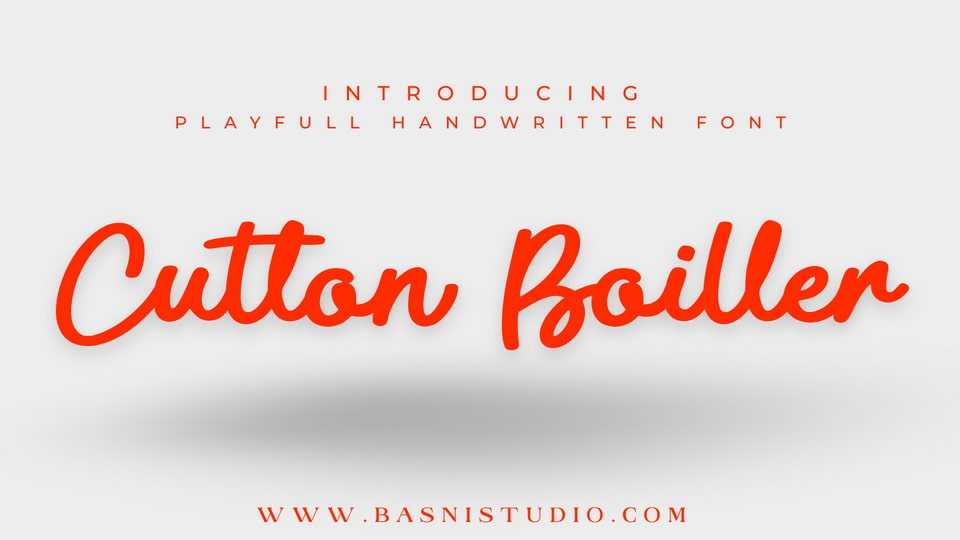 Cutton Boiller Font › Fontesk