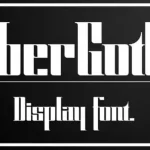 Cyber Gothic Display Font - Fonte Grátis Cyber Gothic Display Font