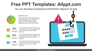 Cyber Privacy Hacking PowerPoint Diagram