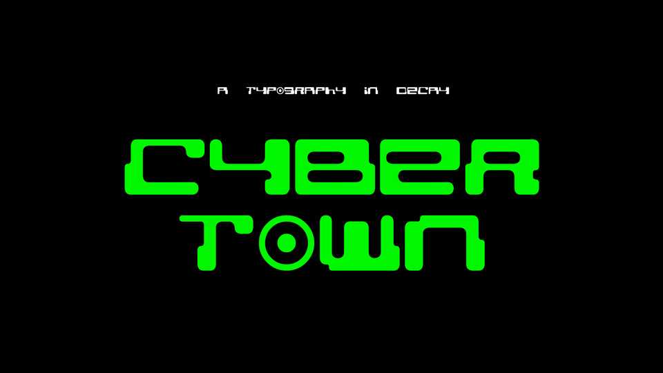 Cybertown Font › Fontesk