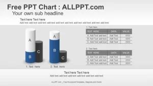 Cylinder Bar And Table Chart
