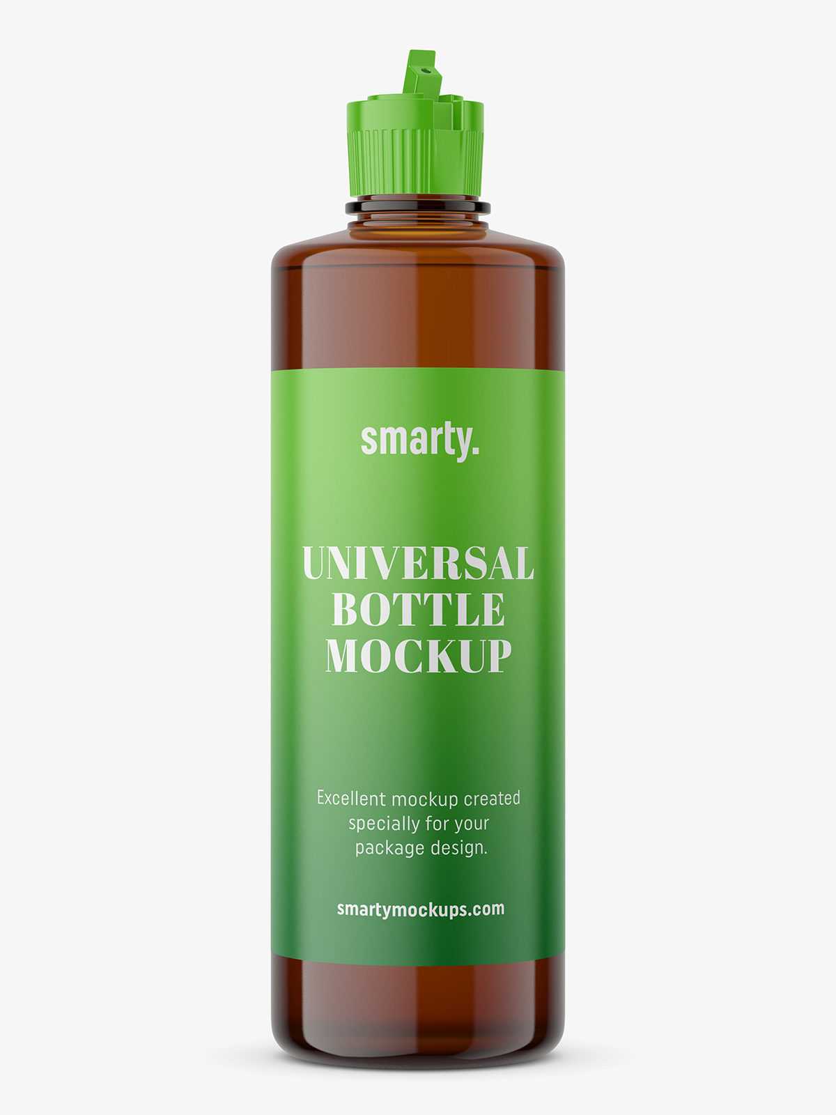 Cylinder bottle mockup