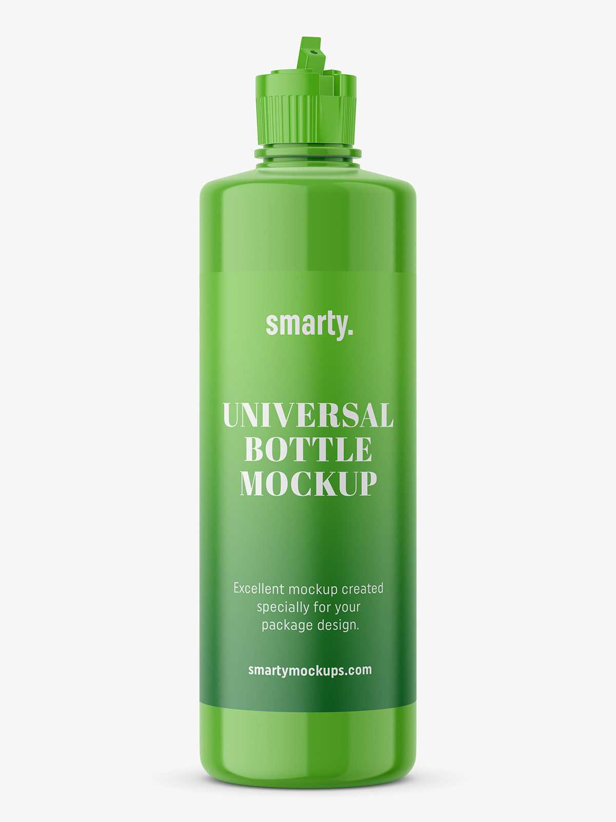 Cylinder bottle mockup