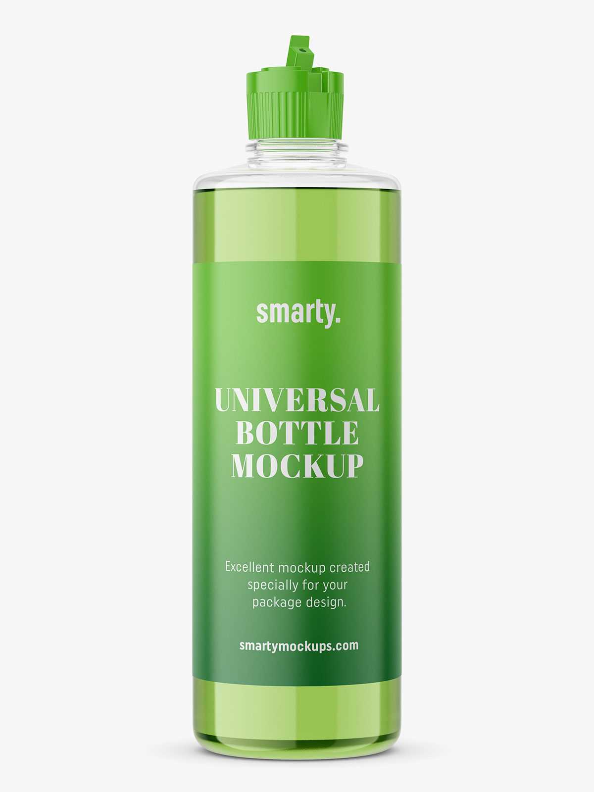 Cylinder bottle mockup