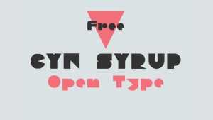 CYN Syrup Font › Fontesk