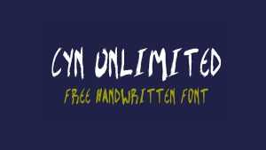 CYN Unlimited Font › Fontesk