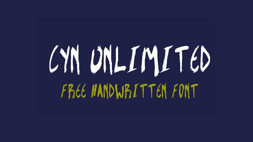 CYN Unlimited Font › Fontesk