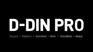 D-DIN PRO Font Family › Fontesk
