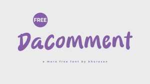 Dacomment Font › Fontesk