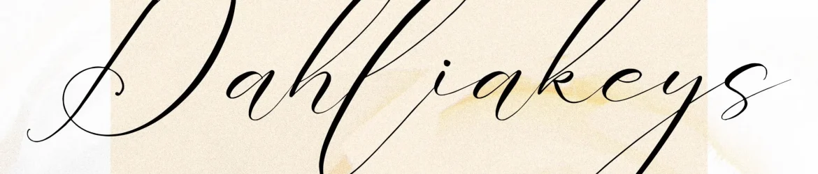 Dahliakeys Font