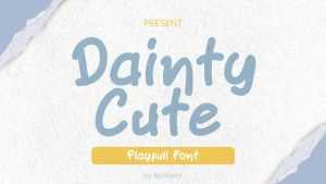 Dainty Cute Font › Fontesk