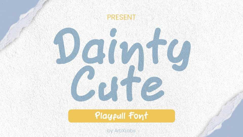 Dainty Cute Font › Fontesk