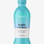 Dairy bottle mockup / matt