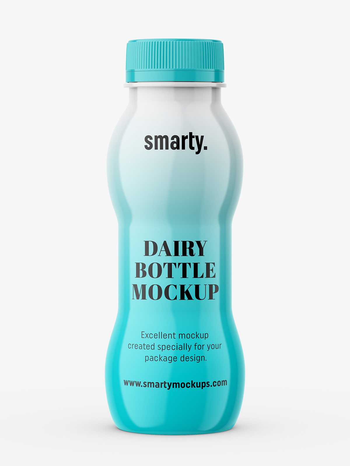 Dairy - plastic bottle mockup