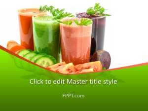 Dairy-Smoothies PowerPoint Template