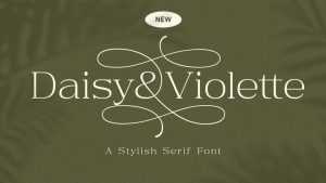 Daisy & Violette Font › Fontesk