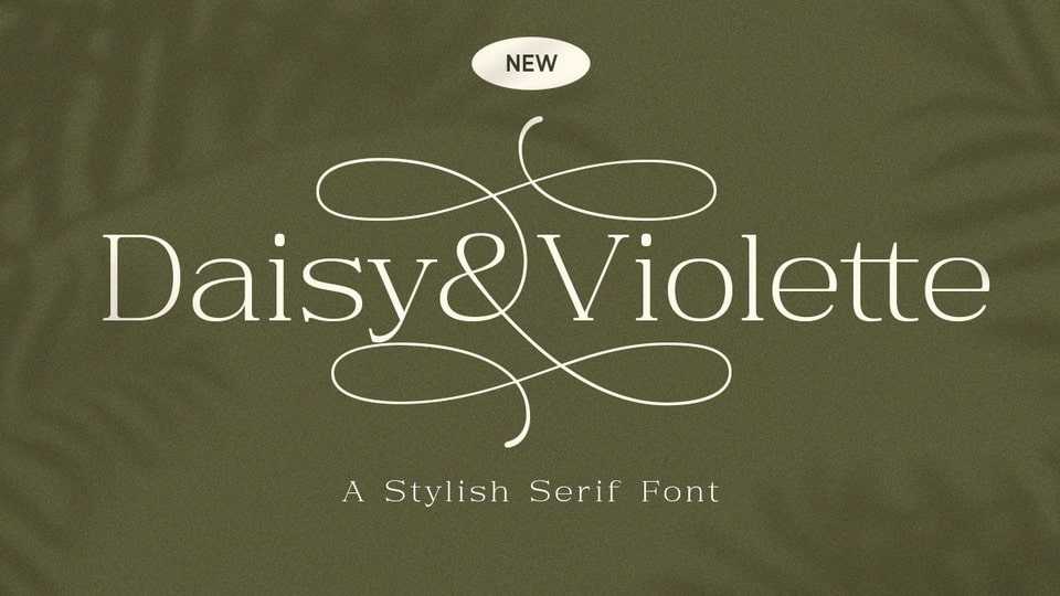 Daisy & Violette Font › Fontesk