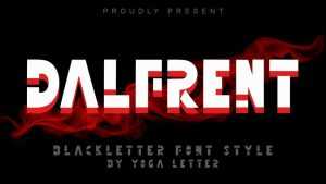 Dalfrent Font › Fontesk