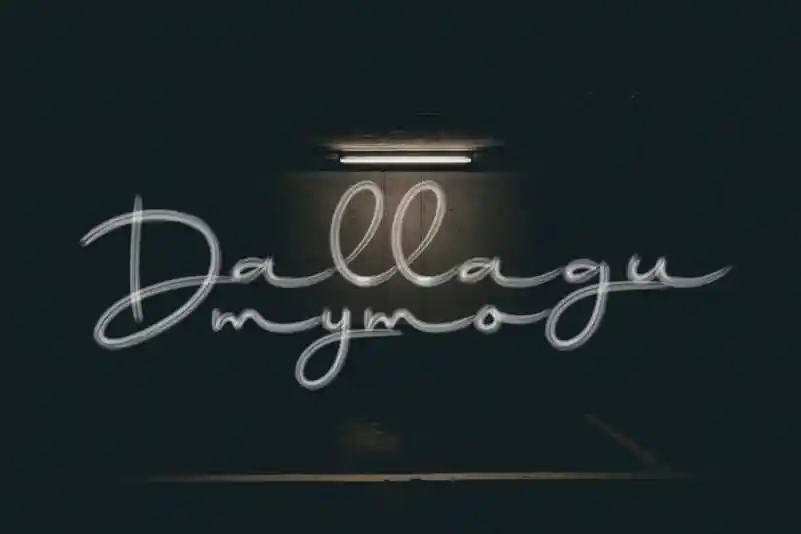 Dallagu Brush Font