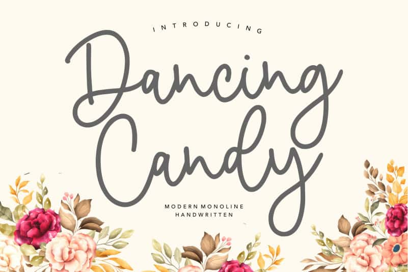 Dancing Candy Handwritten Font