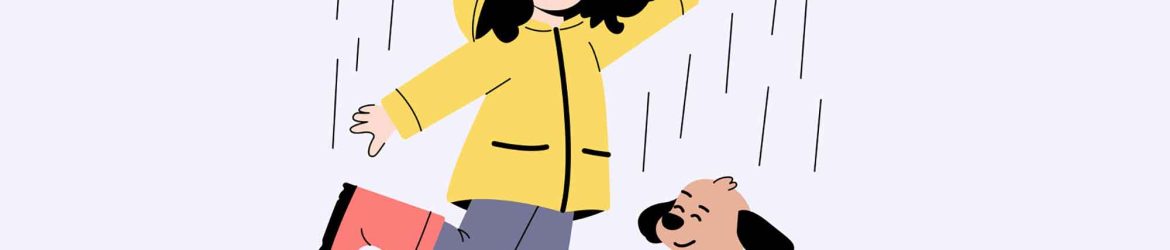 Dancing in the Rain Illustration Dancing in the Rain Illustration