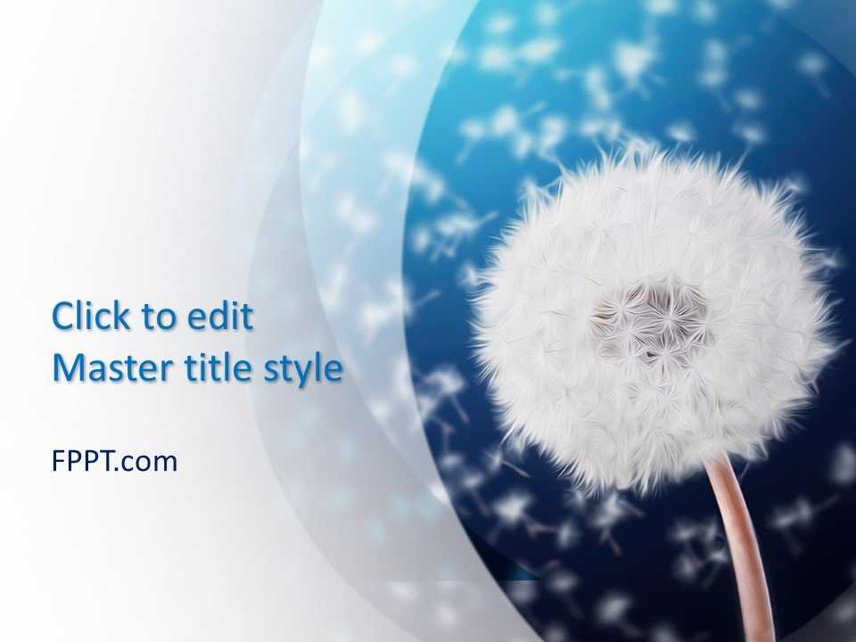 Dandelion PowerPoint Template