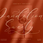 Dandelion Sweety Font - Fonte Grátis Dandelion Sweety Font
