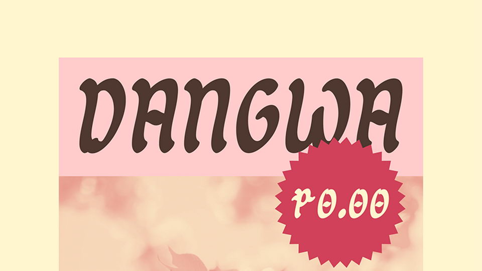 Dangwa Font › Fontesk