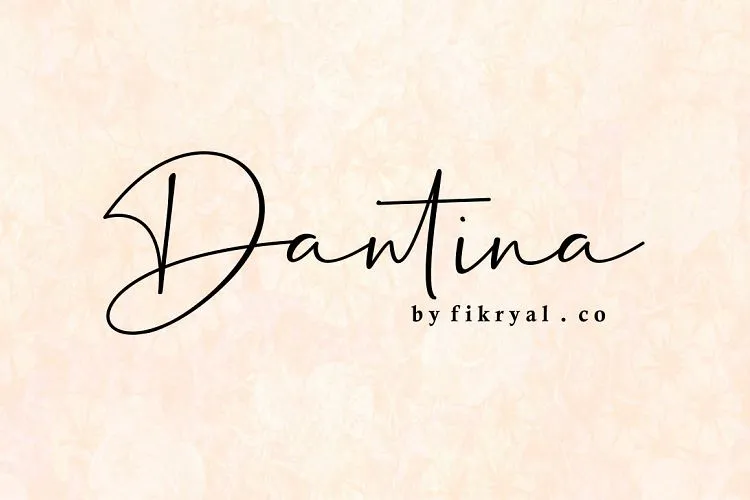 Dantina Handwritten Font