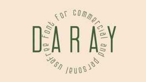 Daray Font › Fontesk