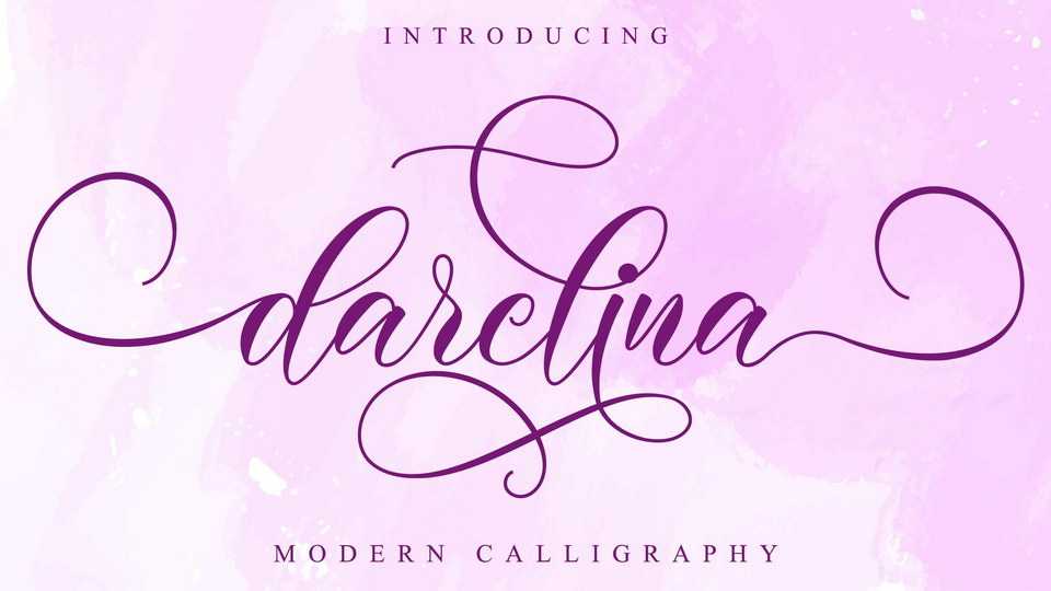 Darelina Script Font › Fontesk