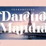 Daretro Mandra Font