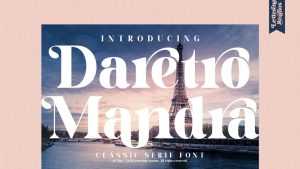 Daretro Mandra Font › Fontesk