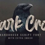 Dark Crow Brush Font