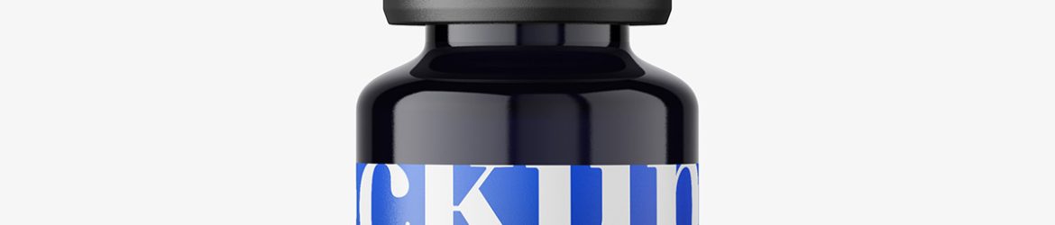 Dark dropper bottle mockup / 15ml Dark dropper bottle mockup / 15ml