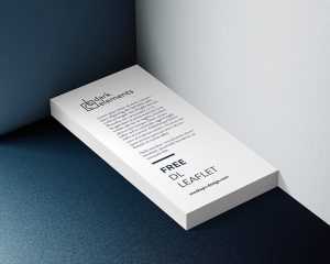 Dark Elements / DL Leaflet mockup