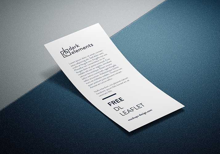 Dark Elements / DL Leaflet mockup