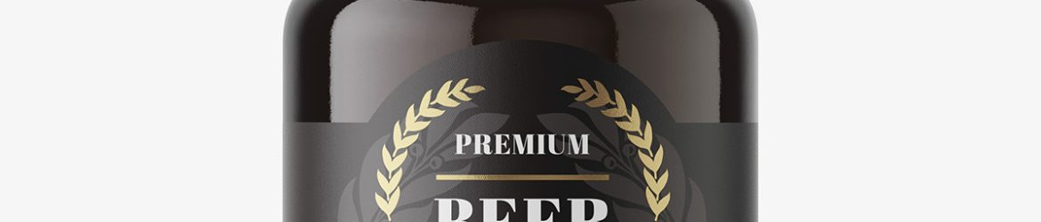 Dark farmhouse growler bottle mockup