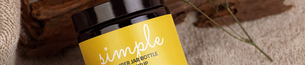 Dark glass jar mockup Dark glass jar mockup