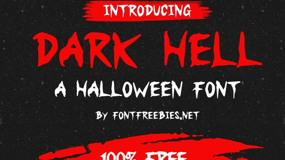 Dark Hell Font › Fontesk