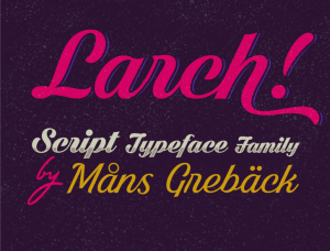 Dark Larch Font