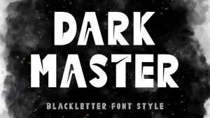 Dark Master Font › Fontesk