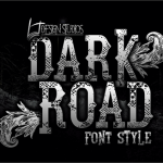 Dark Road Font - Fonte Grátis Dark Road Font