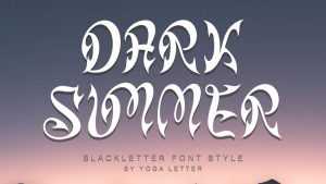 Dark Summer Font › Fontesk