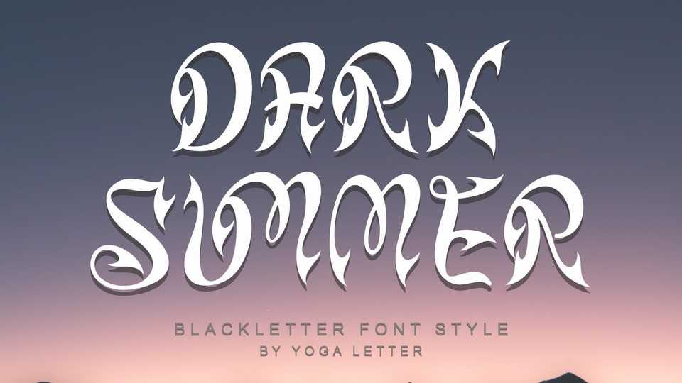 Dark Summer Font › Fontesk