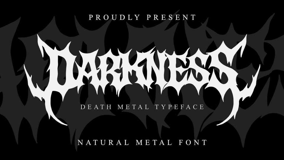 Darkness Font › Fontesk