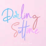 Darling Suttine Signature Font - Fonte Grátis Darling Suttine Signature Font